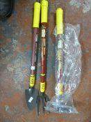Three Telescopic Garden Tools