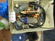 Miscellaneous Box Including Welding Mask, Pneumati