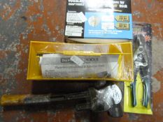 Tin Snips, Wall Anchors, Plasterboard Kit, Hammer,