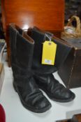 Pair of Gents Leather Military Boots