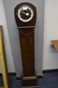 1930s Oak Westminster Chimes Granddaughter Clock