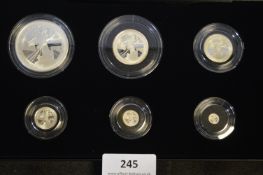 Britannia Royal Mint 2017 UK Six Coin Silver Proof