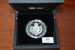Royal Mint Sapphire Jubilee £10 156g Silver Coin