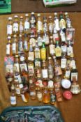 Miniature Scotch Whiskys Approx 60 Bottles