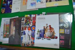 Six Royal Mail Year Packs 2007 - 2013