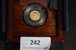 Royal Mint Quarter Sovereign Gold Proof Coin - 201