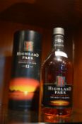 1 Litre Bottle of Highland Park 12 Year Old Single Malt Scotch Whisky