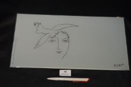 Glass Picasso Dish by Succession Picasso 2000 Edit