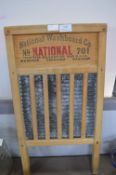 National Washboard Company Zinc King American Wash