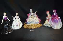 Five Figurines, Royal Doulton Caitlyn, Diana, Her