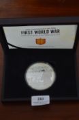 Guernsey First World War Centenary 5oz Silver Comm