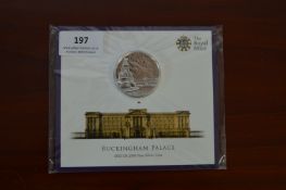 Royal Mint Buckingham Palace 2015 UK £100 Fine Silver Coin