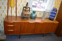 Teak 1960s Mcintosh Sideboard 201cm Length