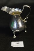 Hallmarked Silver Cream Jug