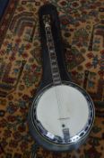 Tenor Banjo by Kasuja with Original Case
