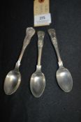Three Hallmarked 1901 Silver Joseph Rogers & Sons