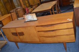 1960s Beautility Sideboard - Teak with Rosewood Ha