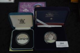 Queen Mother Silver Centenary Proof Crowns