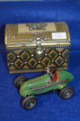 Schuco Studio 1050 Mercedes Tinplate Clockwork Racing Car