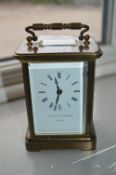 Brass Carriage Clock by Matthew Norman of London -