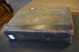 Large Leather Bound Bible Published 1814