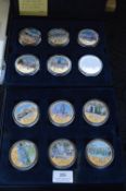 Complete Set of Twelve Westminster Iconic London S