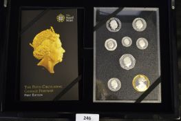 Royal Mint 2015 UK Silver Proof Coin Set - 5th Cir