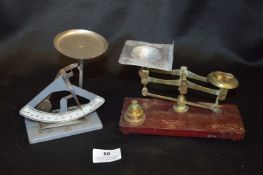 Two Vintage Postal Scales
