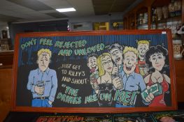 Riley's Hand Painted Pub Sign
