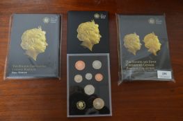 Three Royal Mint 4th & 5th Circulating Coinage Por