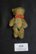 Miniature Teddy Bear movable Limbs - One Ear Missi