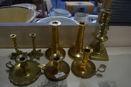 Brass Candle & Chamber Sticks