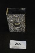 Silver Matchbox Cover - Worn Hallmark