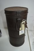 German World War 2 Gas Mask Tin