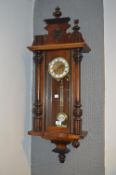 Mahogany Framed Wall Clock