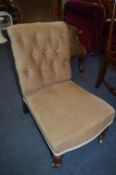 Small Nursing Chair on Mahogany Legs