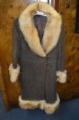 Ladies 1970s Afghan Coat by Suede & Leather Craft