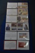 Six Westminster Albums, £5 Silver Coin Proof Cover