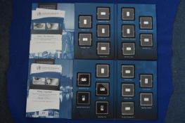 Two Sets of Masterpieces of Architecture Silver Co