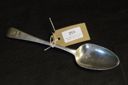 Hallmarked Silver Tablespoon - London 1798