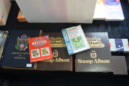 Two Stanley Gibbons Great Britain Stamp Albums and