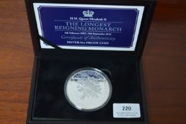 Jersey £10 5oz Silver Proof Coin
