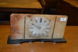 1950s Marble Mantel Clock