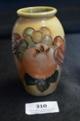 Small Moorcroft Vase Birds & Fruit Design