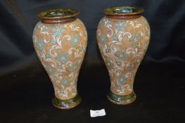 Pair of Royal Doulton Vases