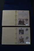 Two Albums of First Day Cover Stamps & Coin Sets -