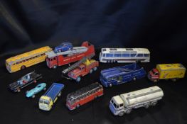 Tray Lot of Diecast, Dinky Vehicles - including Ca