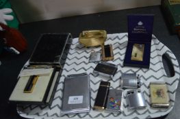 Vintage Lighters including ,Dunhill, Ronson, Zippo