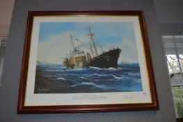 Framed Print of Arctic Corsair Signed by Artist Ad