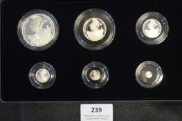 Royal Mint Britannia 2015 Six Coin Silver Proof Se